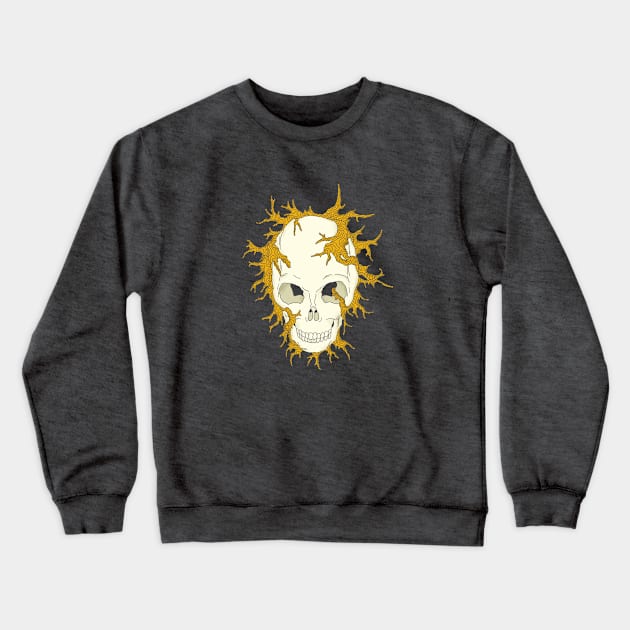 Tree Skull Crewneck Sweatshirt by lougrec6